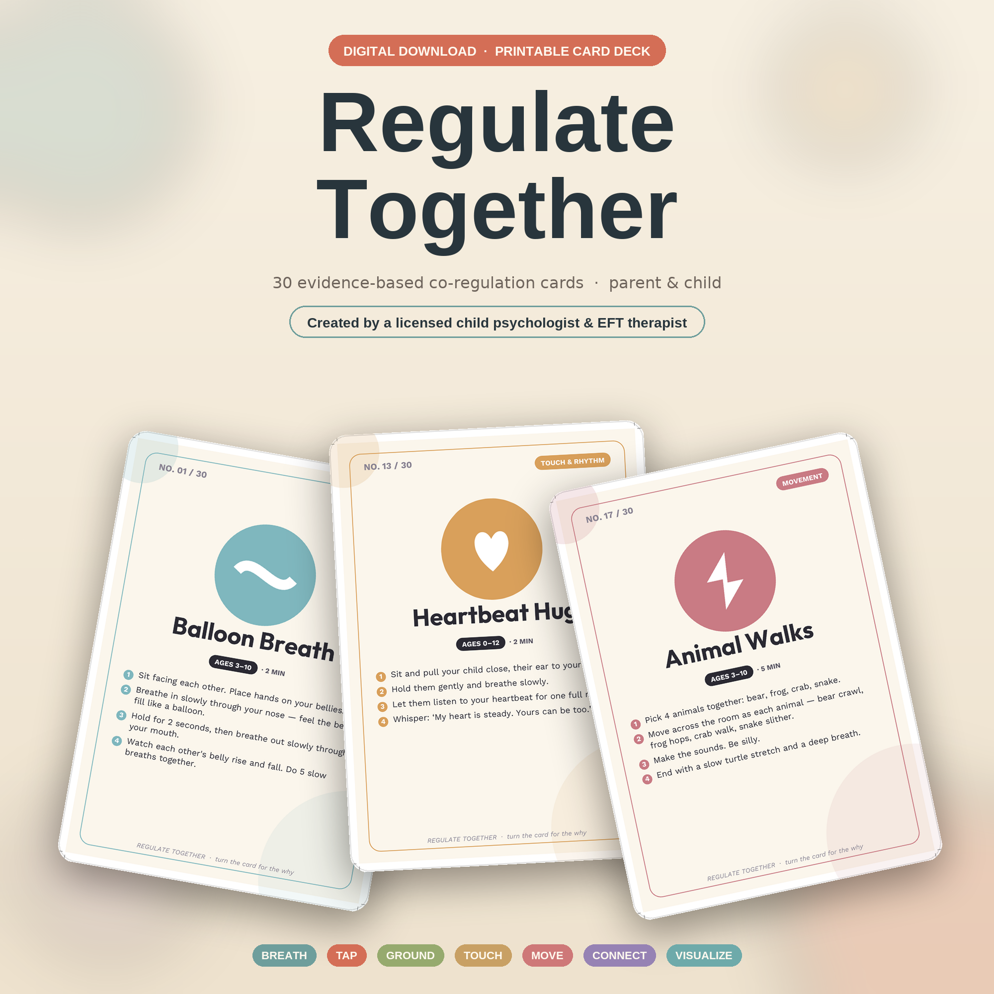 Regulate Together - 30 Co-Regulation Cards